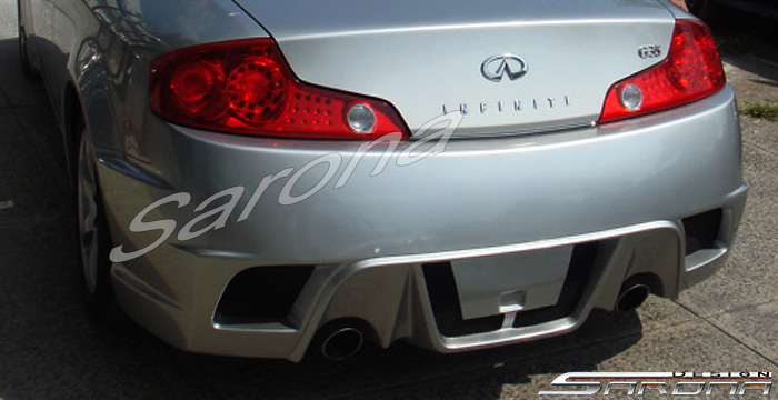 Custom Infiniti G35 Coupe Rear Bumper  (2003 - 2007) - $575.00 (Part #IF-001-RB)